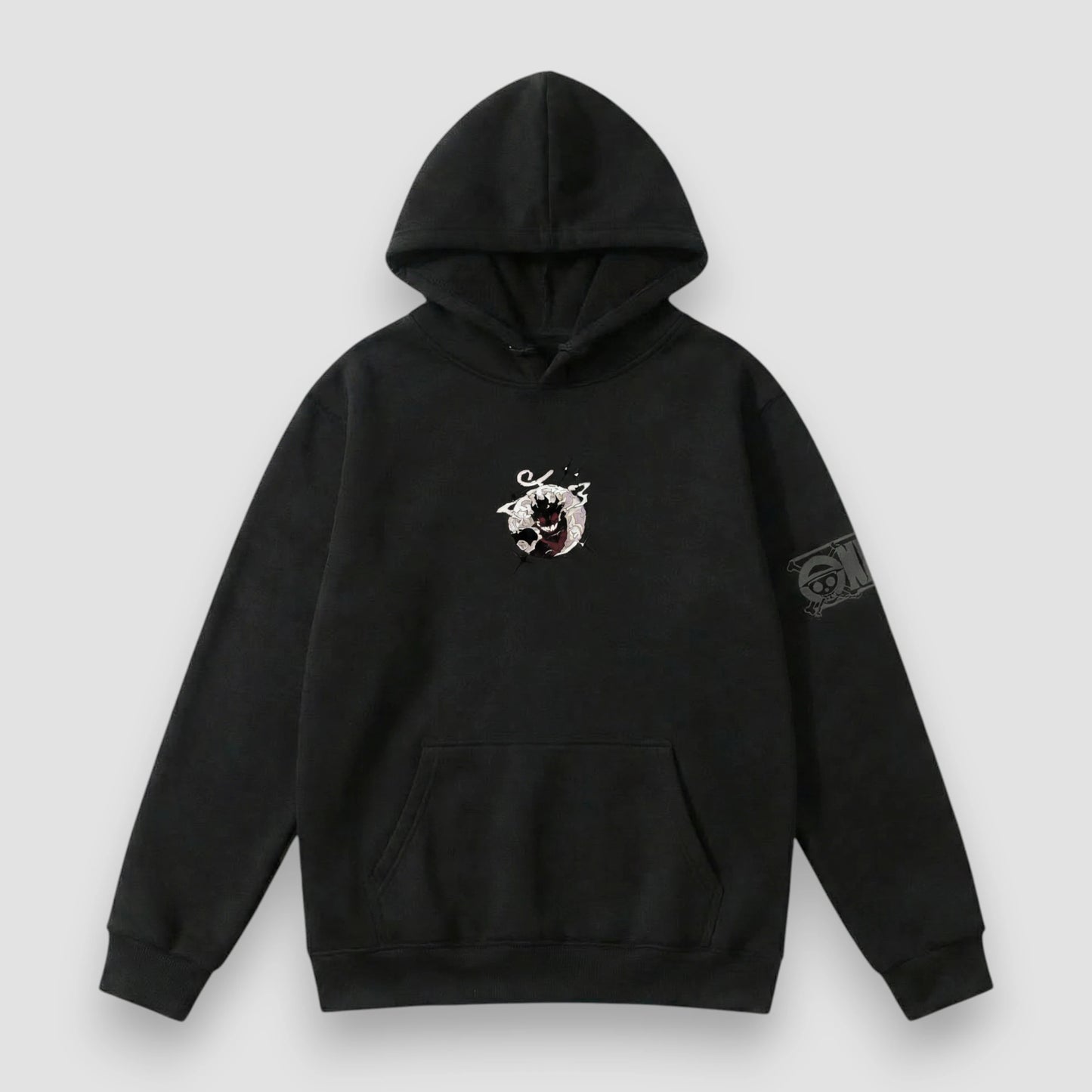 Two faces of Sun God Hoodie
