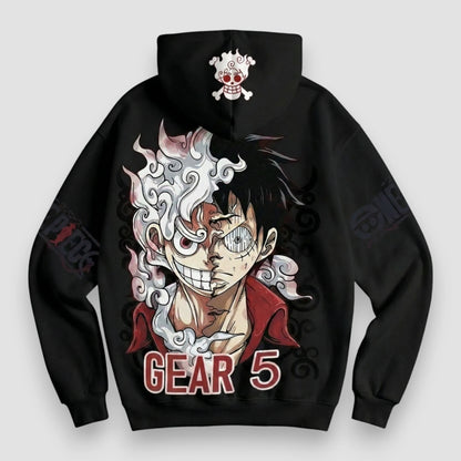 Two faces of Sun God Hoodie