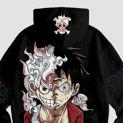 Two faces of Sun God Hoodie