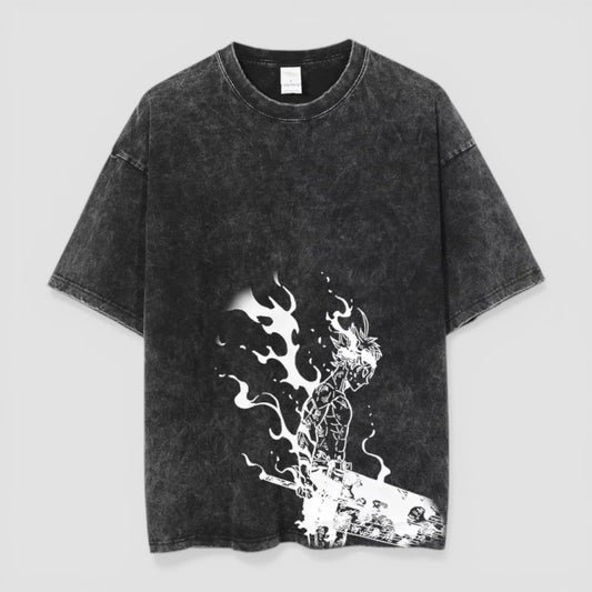 Black and White Swordsman Tee