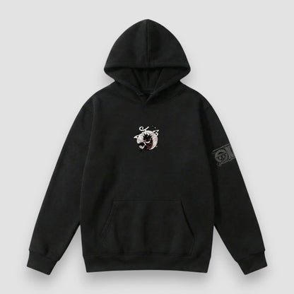 Two faces of Sun God Hoodie