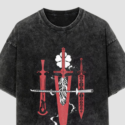 Black Bulls Swords Tee
