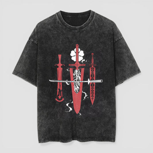 Black Bulls Swords Tee