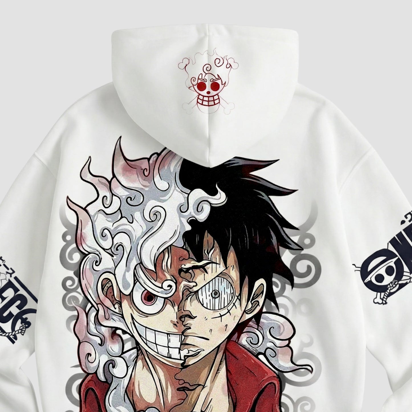 Two faces of Sun God Hoodie